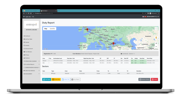 SAFEJETS FTL Sertifikasyon Sınavı